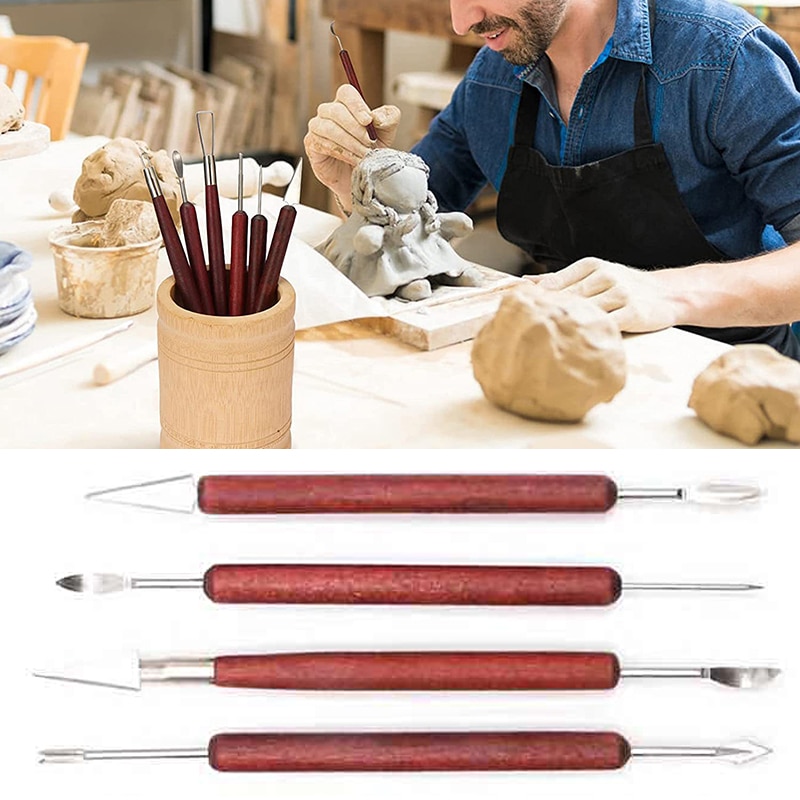 アーティストの6ピース木製陶芸ツールキット - 精密な彫刻と - Wood Chisel Set のレビューと価格