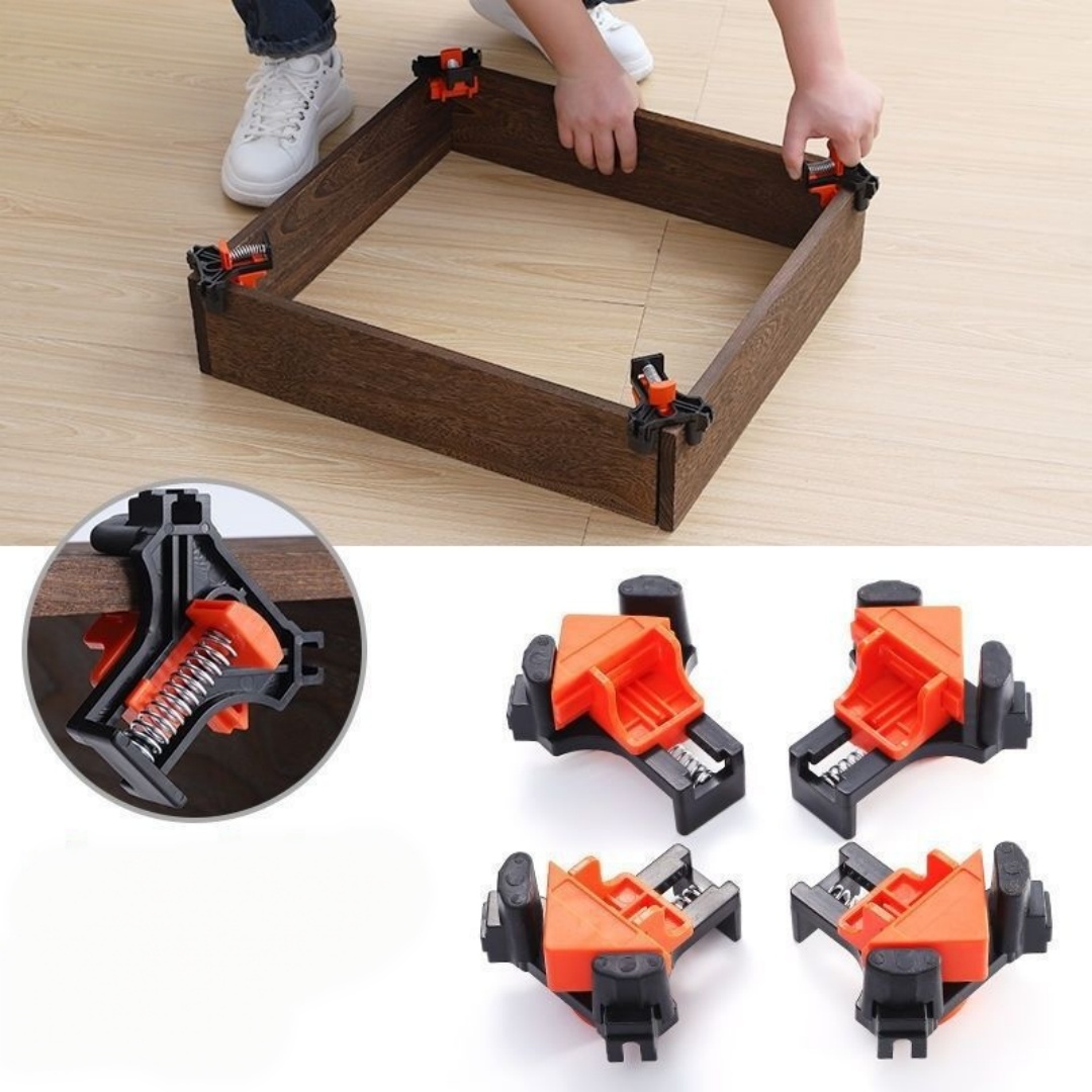 4個 90 °   直角クランプ固定クリップ額縁コーナークラ - Woodworking Workshop のレビューと価格