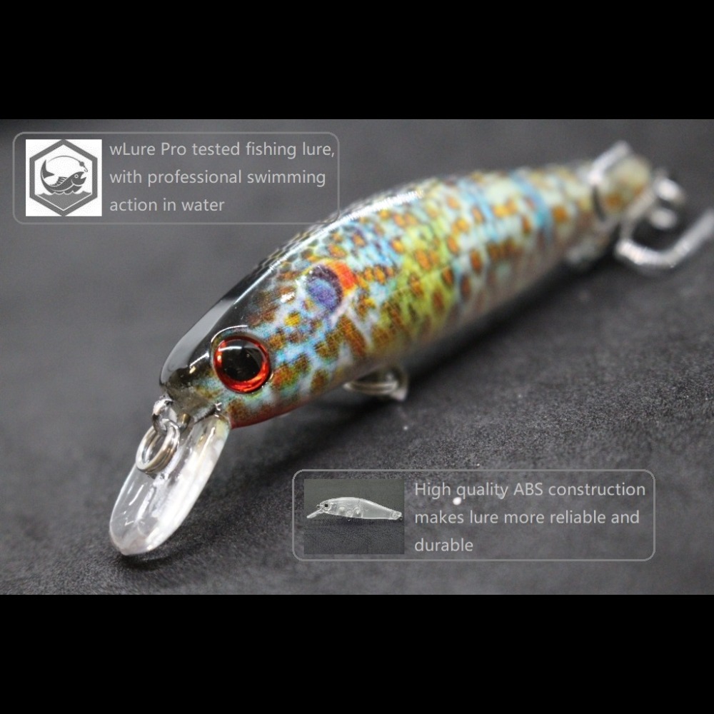 Wlure ミノー型ルアー 9g 8cm 水深0.5メートル - Drawknife Blade のレビューと価格